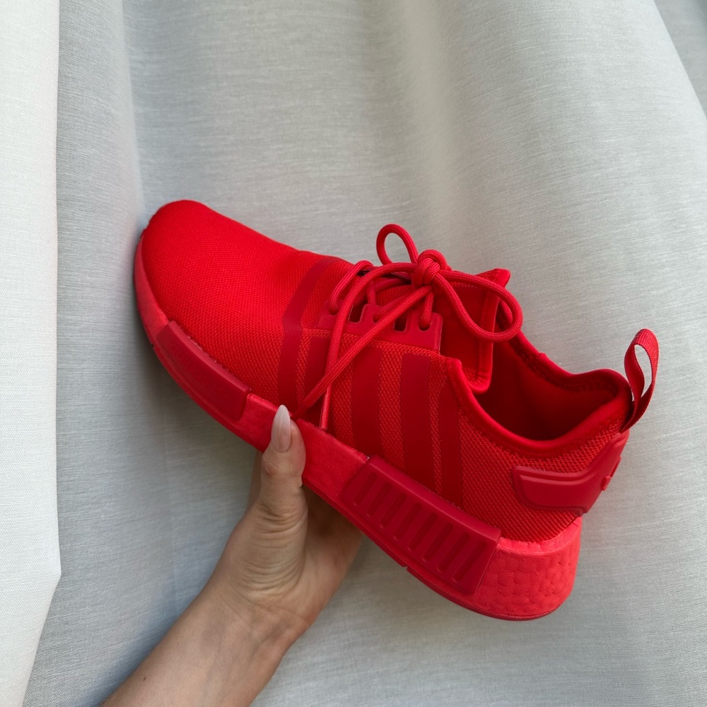 Adidas NMD R1 Primeblue red sneakers